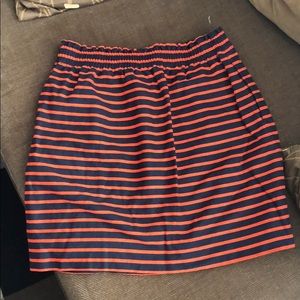 J. Crew striped skirt